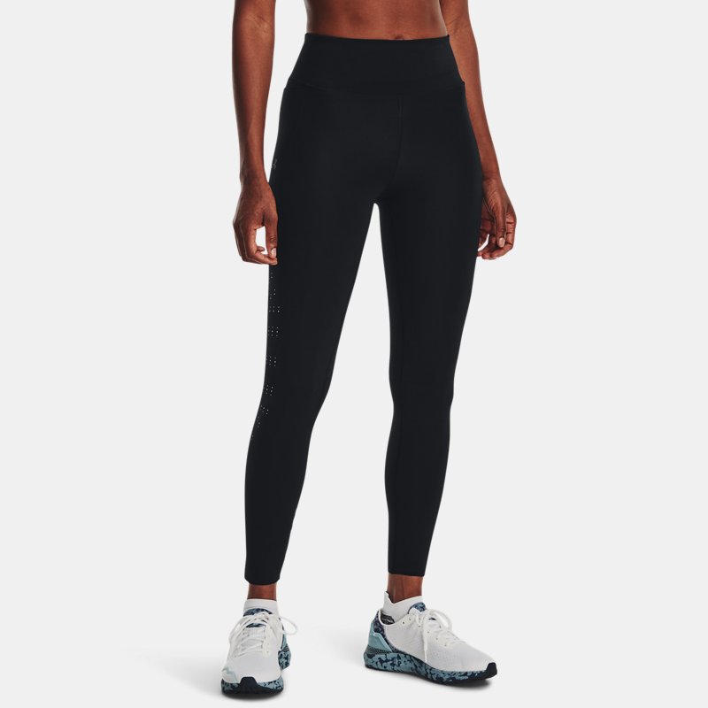 Women's Under Armour Fly-Fast Elite Ankle Tights Black / Black / Reflective XL